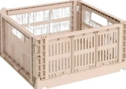 Opbevaring<Hay Colour Crate-Medium Square- Powder
