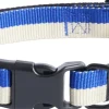 Til Boligens Kæledyr<Hay Dogs Collar Flat-M/L-Blue, off-