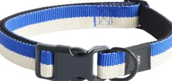Til Boligens Kæledyr<Hay Dogs Collar Flat-M/L-Blue, off-