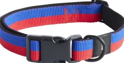 Til Boligens Kæledyr<Hay Dogs Collar Flat-M/L-Red, blue