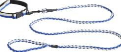 Til Boligens Kæledyr<Hay Dogs Leash-Braided-Blue, off-wh