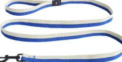 Til Boligens Kæledyr<Hay Dogs Leash-Flat M/L-Blue, off-w