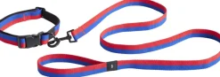 Til Boligens Kæledyr<Hay Dogs Leash-Flat M/L-Red, blue