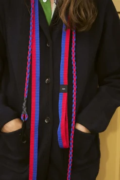 Til Boligens Kæledyr<Hay Dogs Leash-Flat M/L-Red, blue
