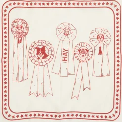 Til Boligens Kæledyr<Hay Dogs Scarf-55 x 55-Off-white