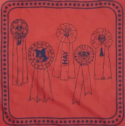 Til Boligens Kæledyr<Hay Dogs Scarf-55 x 55-Red