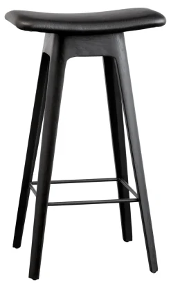 Møbler<Andersen - Furniture HC1 Black lacquer leather seat