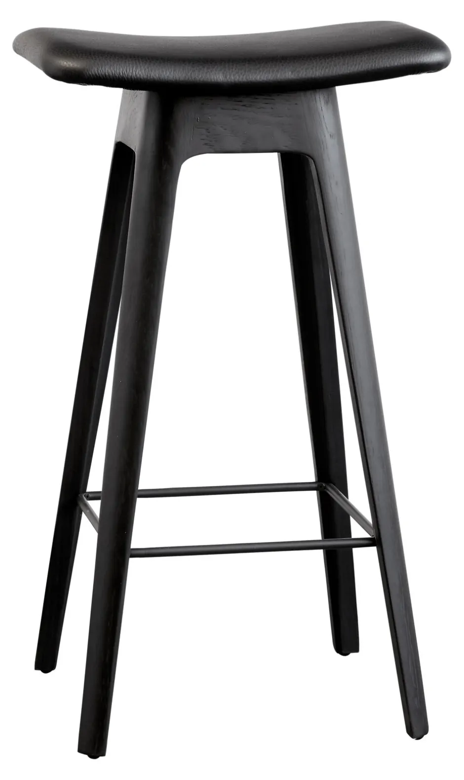Møbler<Andersen - Furniture HC1 Black lacquer leather seat