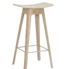 Møbler<Andersen - Furniture HC1 Oak white pigm. lacquer veneer seat