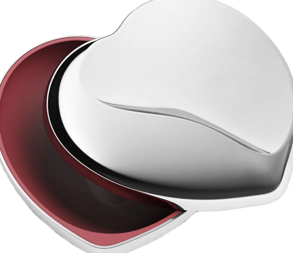 Opbevaring<Georg Jensen HEART PILL BOX SS