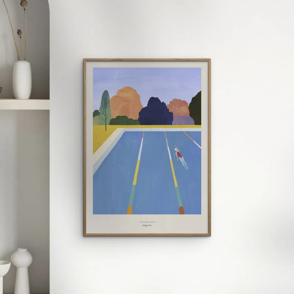 Plakater & Rammer<Poster & Frame Henry Rivers - Afternoon swim Flerfarvet