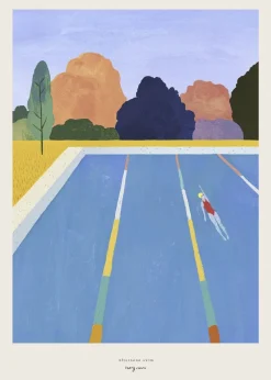 Plakater & Rammer<Poster & Frame Henry Rivers - Afternoon swim Flerfarvet