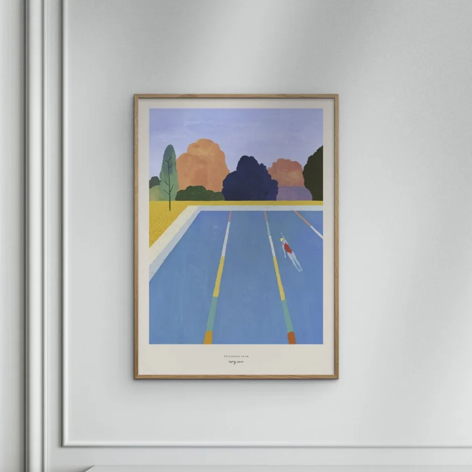 Plakater & Rammer<Poster & Frame Henry Rivers - Afternoon swim Flerfarvet