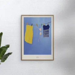 Plakater & Rammer<Poster & Frame Henry Rivers - Laundry Flerfarvet