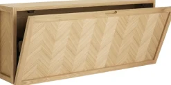 Møbler<Hübsch Herringbone Skoskab Large Natur