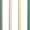 Lys & Lysestager<Hay Hexagon Candle-Greens and whites, Set of 4