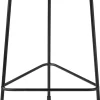 Møbler<Fritz Hansen HIGH DOT skammel Cowboy Black / Black mat lacquered base