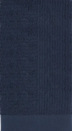 Håndklæder<Zone Håndklæde Dark Blue Classic 50x100 cm. M&oslash;rke blå