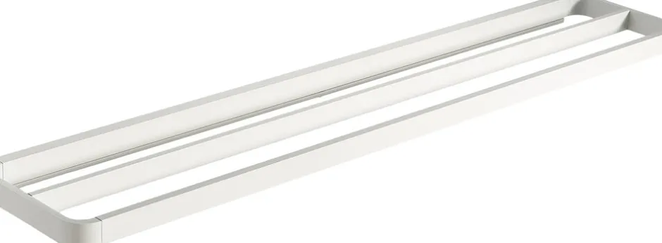 Badeværelsestilbehør<Zone Håndklædestang dobbelt Rim 70x12 White