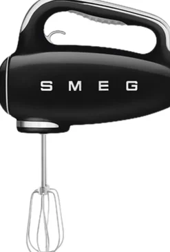 Køkkenmaskiner<SMEG Håndmixer, 9 hastigheder, HMF01PGEU Black