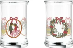 Glas|Julestel<Holmegaard Christmas Juledramglas 2025 3 cl multi 2 stk.