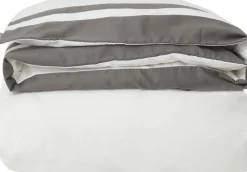 Sengetøj & Lagner<Lexington Hotel Sateen Contrast Duvet Cover White/charcoal