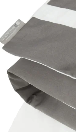 Sengetøj & Lagner<Lexington Hotel Sateen Contrast Duvet Cover White/charcoal