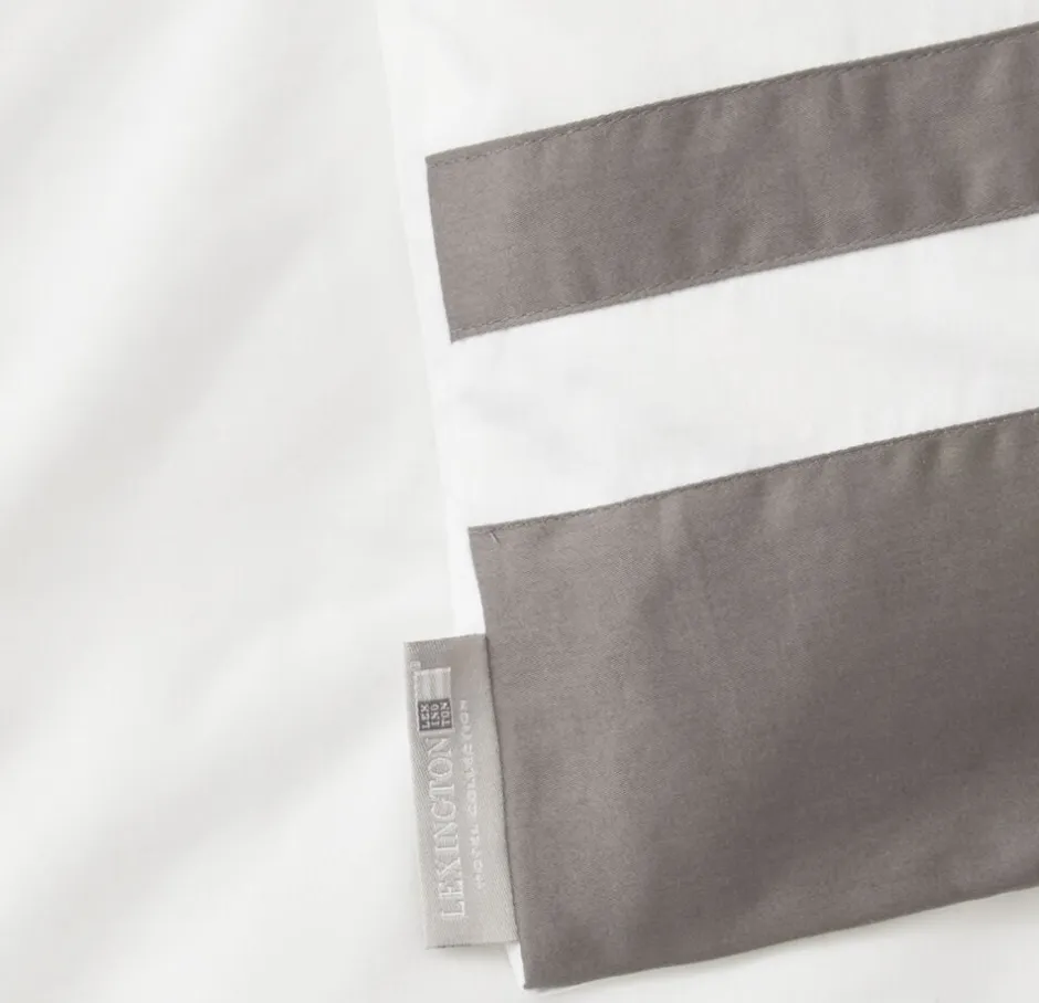 Sengetøj & Lagner<Lexington Hotel Sateen Contrast Duvet Cover White/charcoal