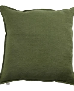 Puder<Magasin du Nord Collection Hør vasket pude Olivine 50x50