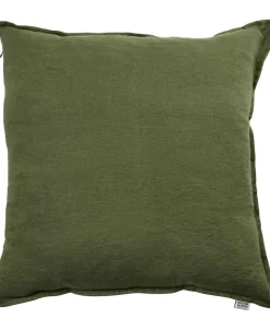 Puder<Magasin du Nord Collection Hør vasket pude Olivine 50x50
