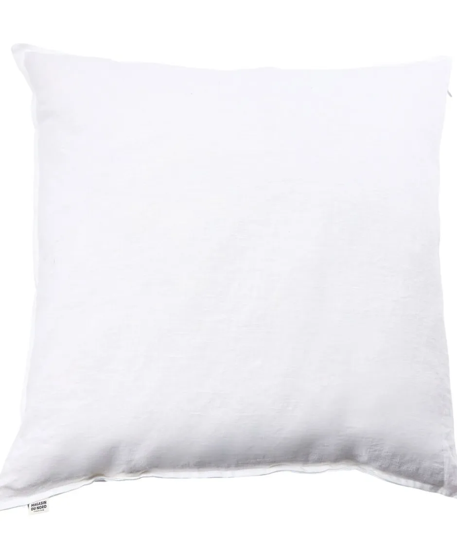 Puder<Magasin du Nord Collection Hør vasket pude White 60x60