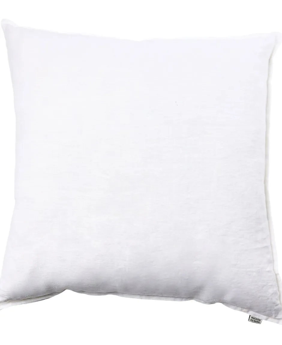 Puder<Magasin du Nord Collection Hør vasket pude White 60x60