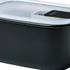 Opbevaring<Mepal Husholdningsboks EasyClip 450 ml Nordic black PP