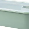 Opbevaring<Mepal Husholdningsboks EasyClip 1000 ml Nordic sage PP