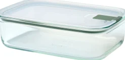 Opbevaring<Mepal Husholdningsboks EasyClip 1500 ml Nordic sage Glas
