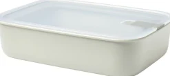 Opbevaring<Mepal Husholdningsboks EasyClip 2250 ml Nordic white PP