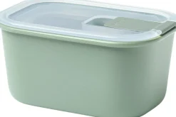 Opbevaring<Mepal Husholdningsboks EasyClip 450 ml Nordic sage PP