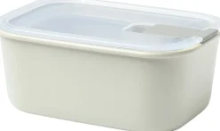 Opbevaring<Mepal Husholdningsboks EasyClip 700 ml Nordic white PP