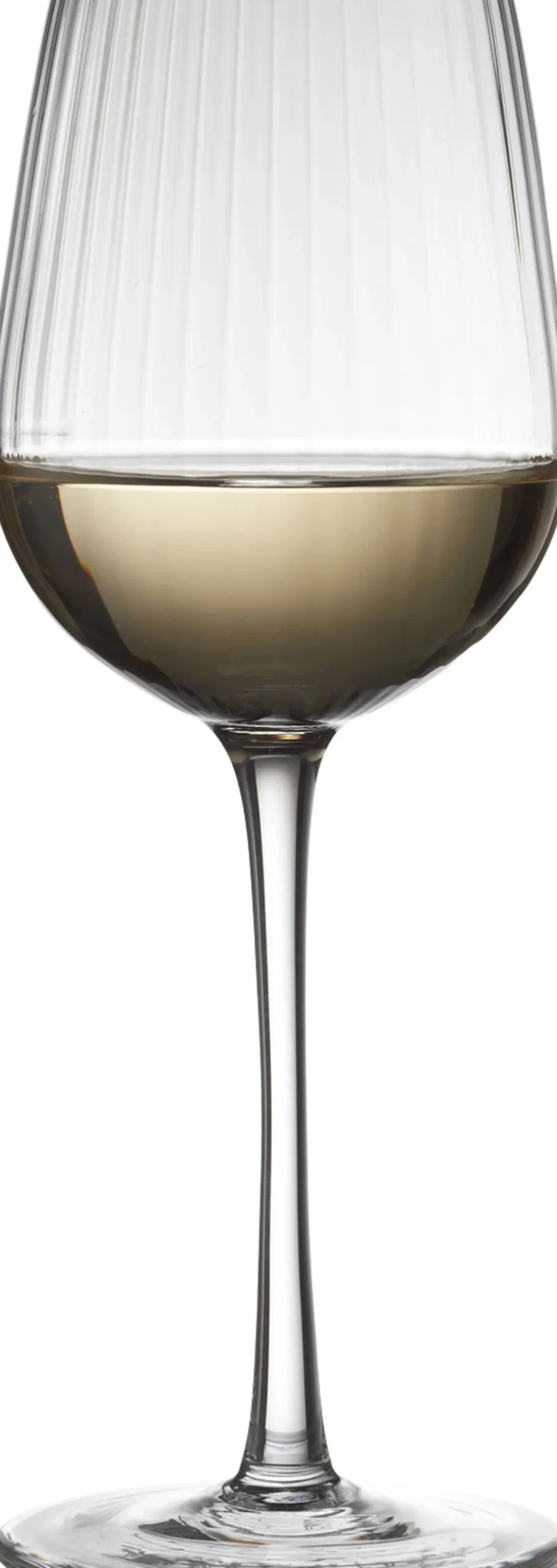 Glas<Lyngby Glas Hvidvinsglas Palermo Gold 30 cl 4 stk.