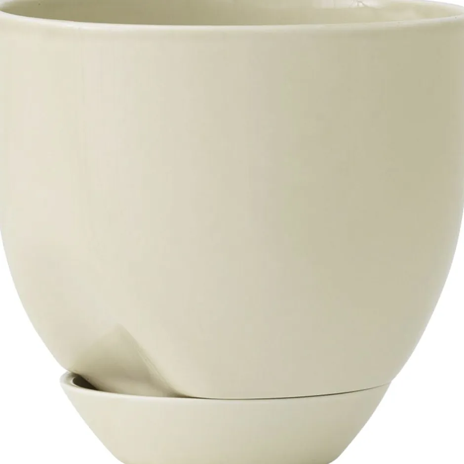 Vaser & Urtepotteskjulere<Audo Copenhagen Hydrous Planter, Ø12, Ashen