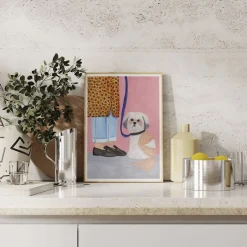 Plakater & Rammer<Poster & Frame Iga Kosicka - Dog and Fashion Flerfarvet