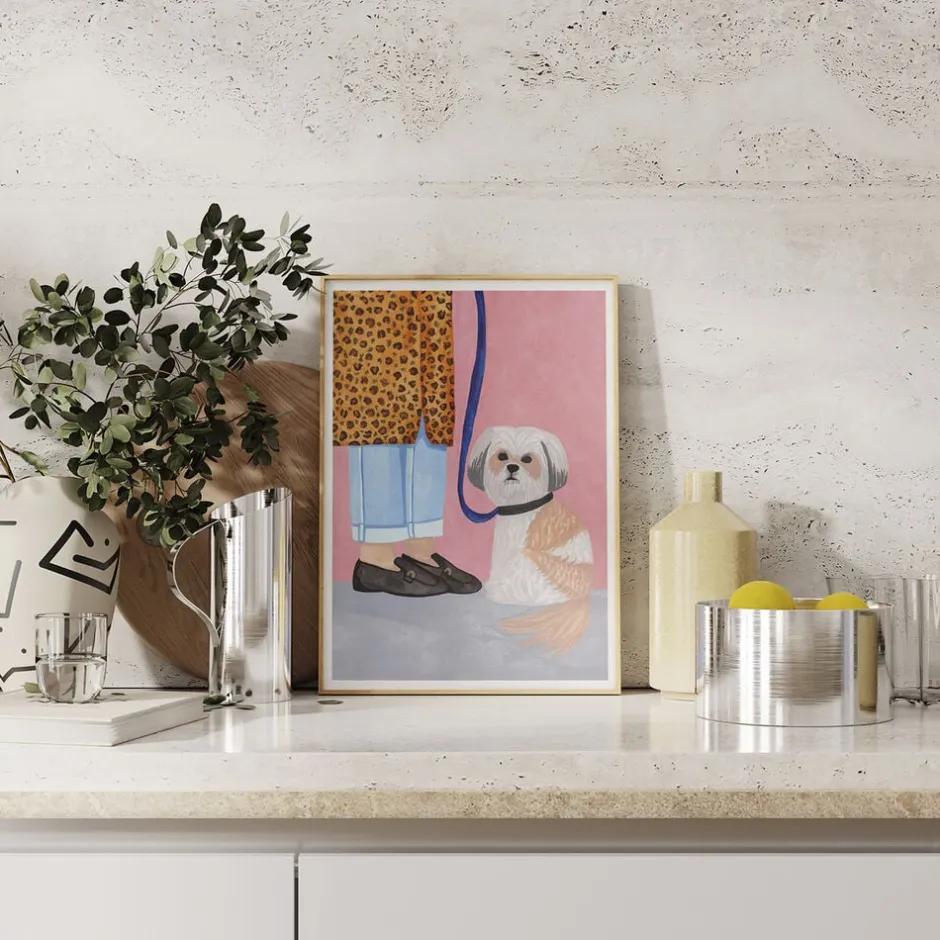 Plakater & Rammer<Poster & Frame Iga Kosicka - Dog and Fashion Flerfarvet