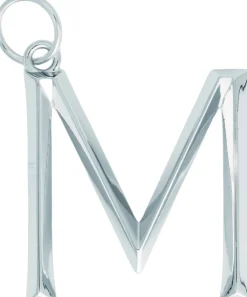 Figurer & Skulpturer<Iittala bogstav vedhæng M 5cm metal
