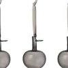 Juletræspynt<Iittala glasæbler 3-pak grå