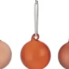 Juletræspynt<Iittala glaskugler 4 cm 5-pak rød
