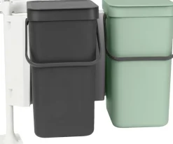 Skraldespande<Brabantia Indbygningsmodul sorteringskoncept