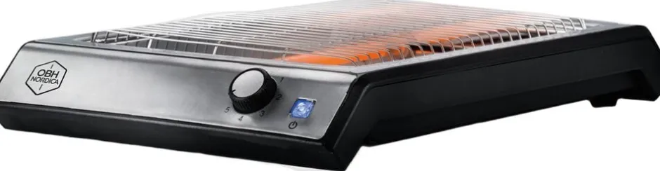 Køkkenmaskiner<OBH Nordica Inox Horizon Flad Brødrister Rustfrit Stål