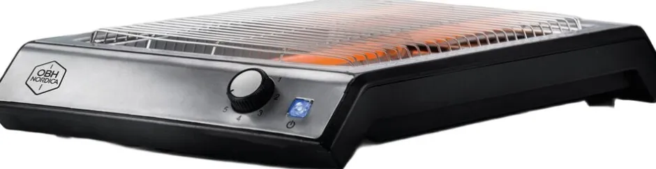 Køkkenmaskiner<OBH Nordica Inox Horizon Flad Brødrister Rustfrit Stål