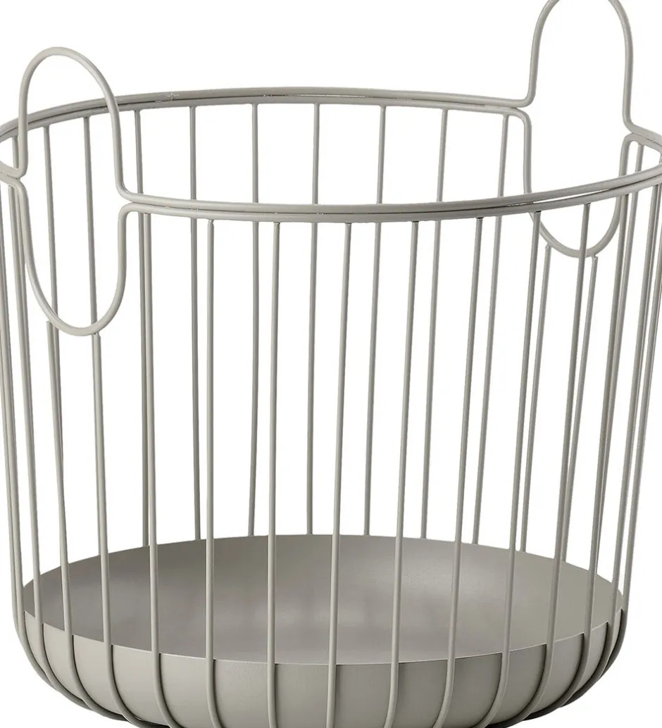 Opbevaring<Zone INU kurv Taupe D30,0 H30,5 cm.