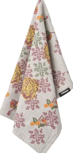 Håndklæder<Humdakin Jacquard & Embroidery Organic Tea Towel